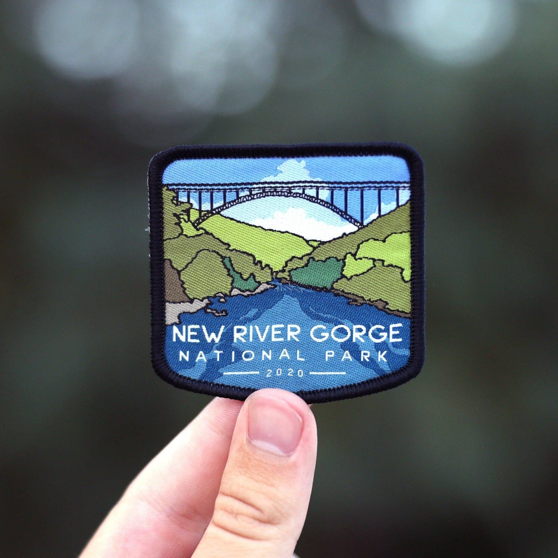 New River Gorge National Park Iron On Embroidered Patch - Wander Together Outfitters