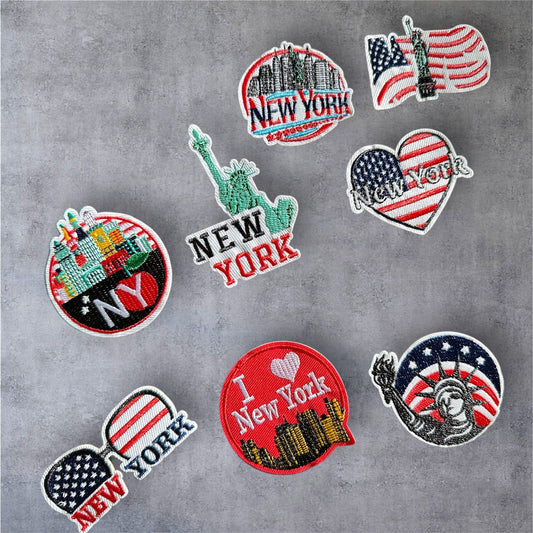 New York City Themed Iron On Patches (Various) - Wander Together Outfitters