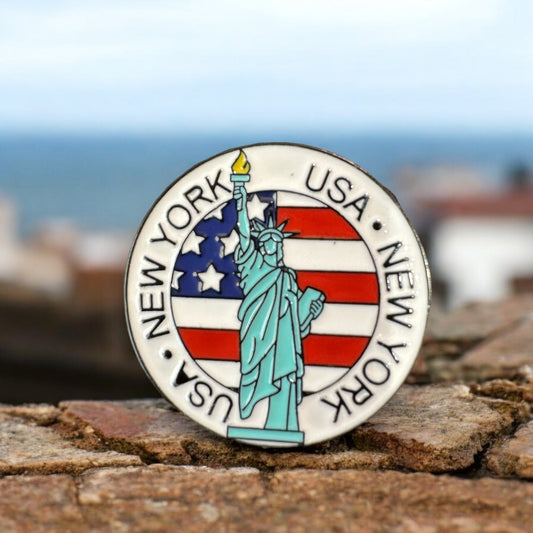 New York New York, USA Pin - Wander Together Outfitters