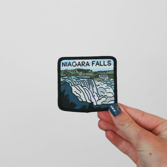 Niagara Falls Woven Iron On Patch - Wander Together Outfitters