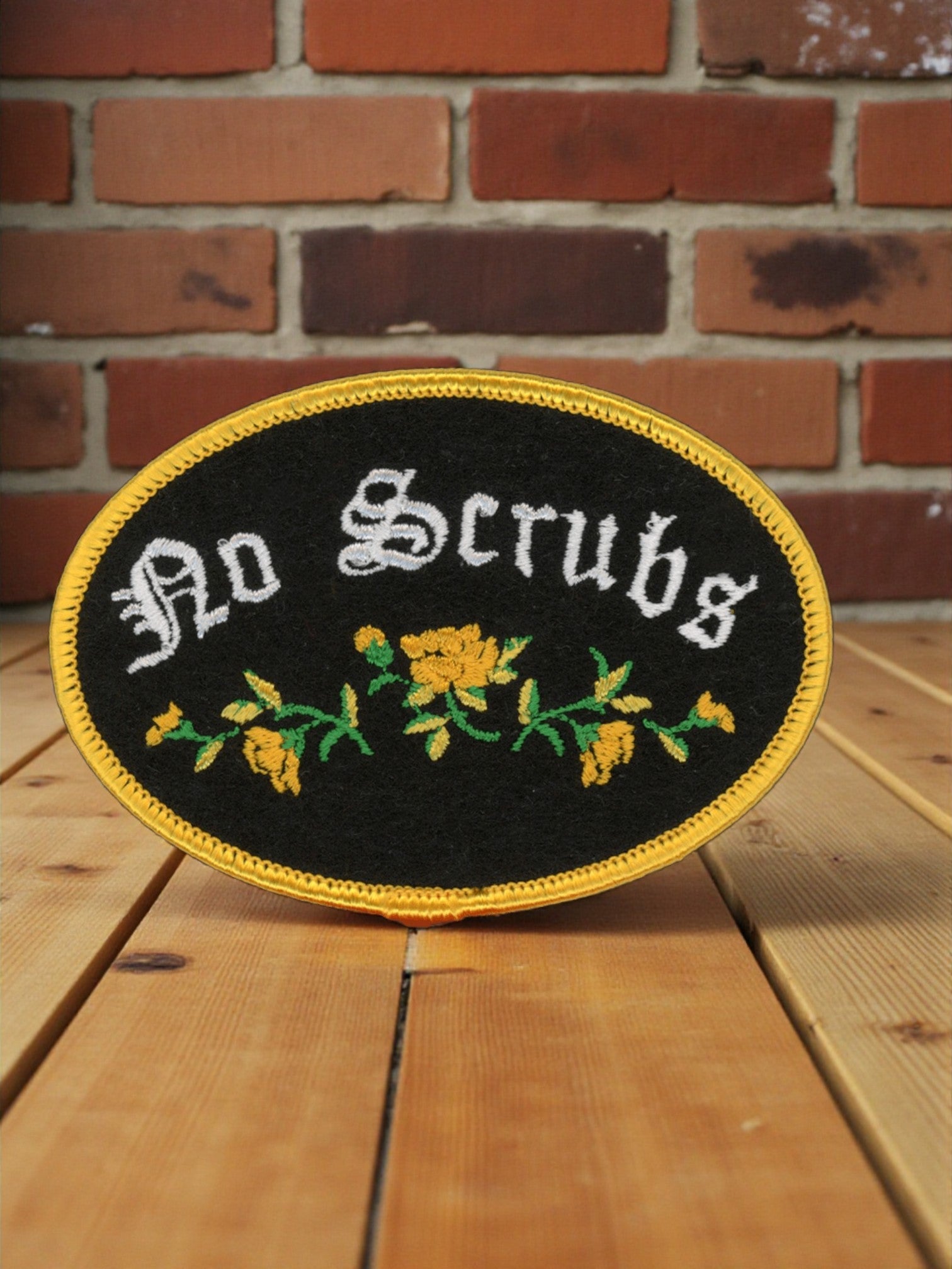 "No Scrubs" Sew or Iron On Patch - Wander Together Outfitters