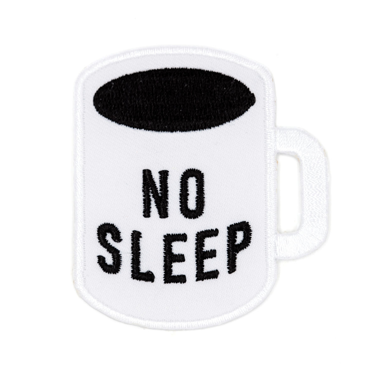 "No Sleep" Embroidered Iron - On Patch - Wander Together Outfitters
