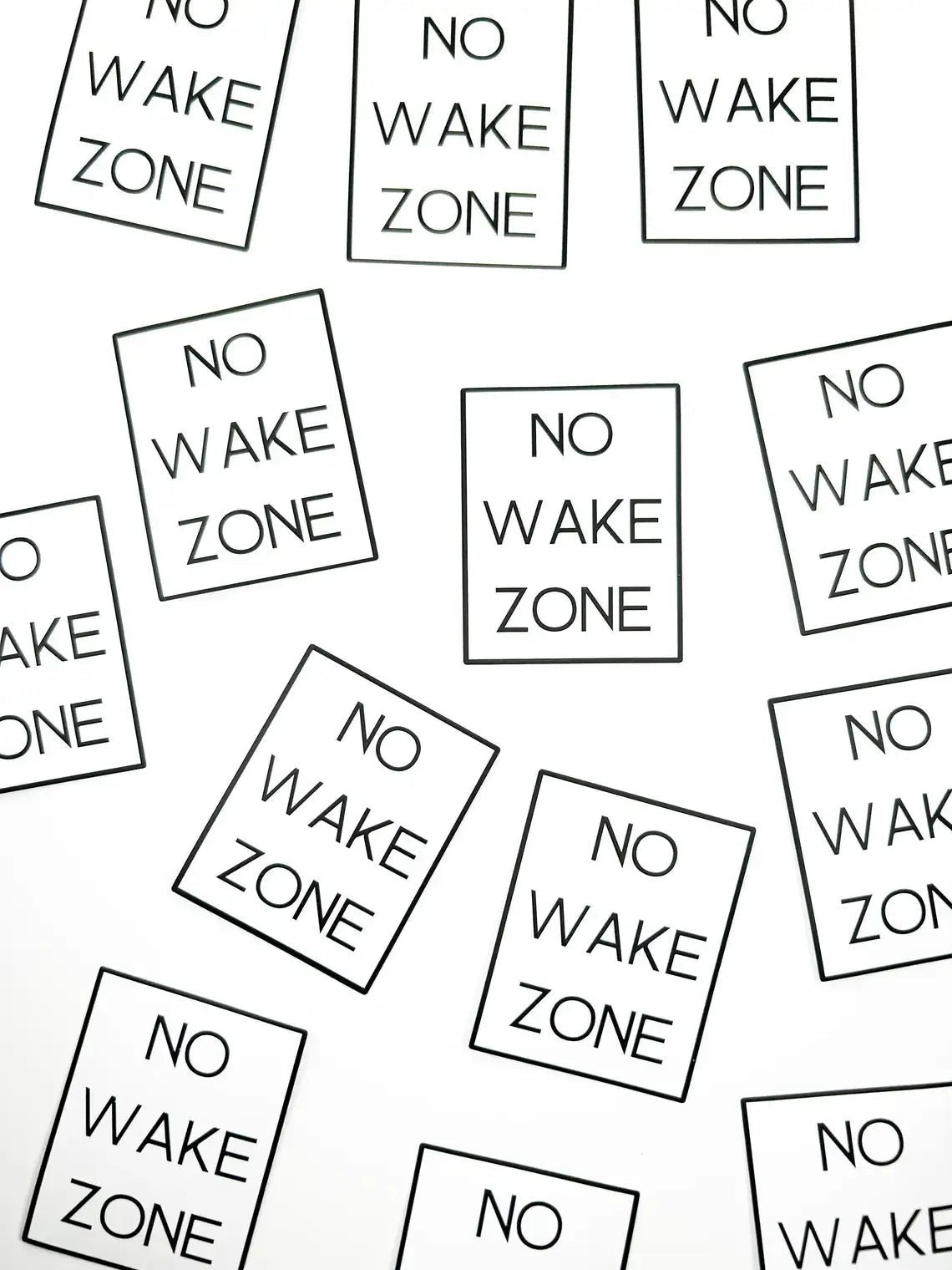 "No Wake Zone" Sticker - Wander Together Outfitters