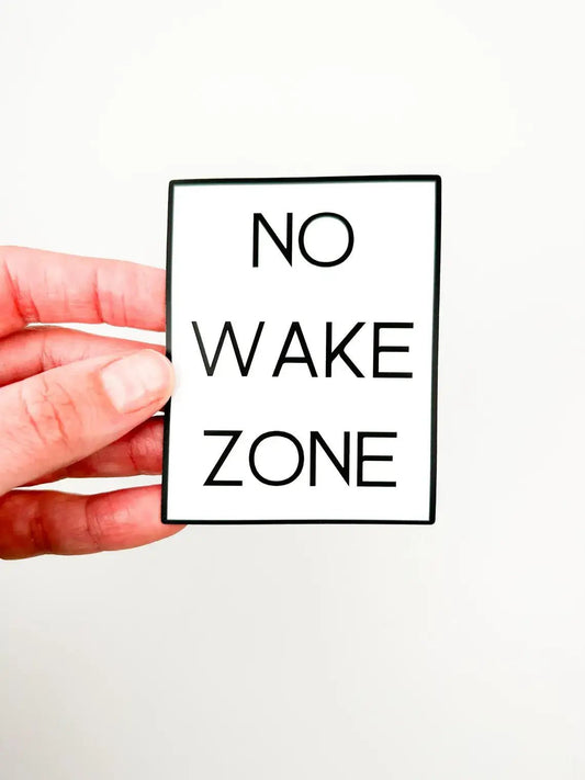 "No Wake Zone" Sticker - Wander Together Outfitters