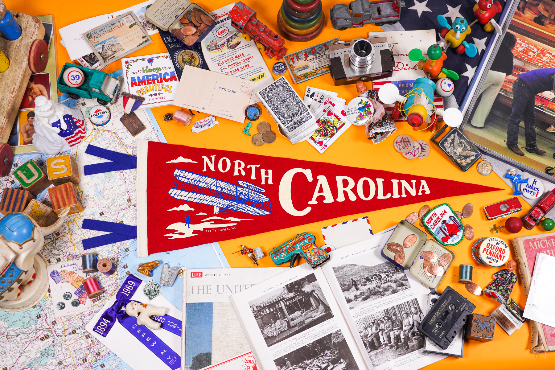 North Carolina Pennant - Wander Together Outfitters