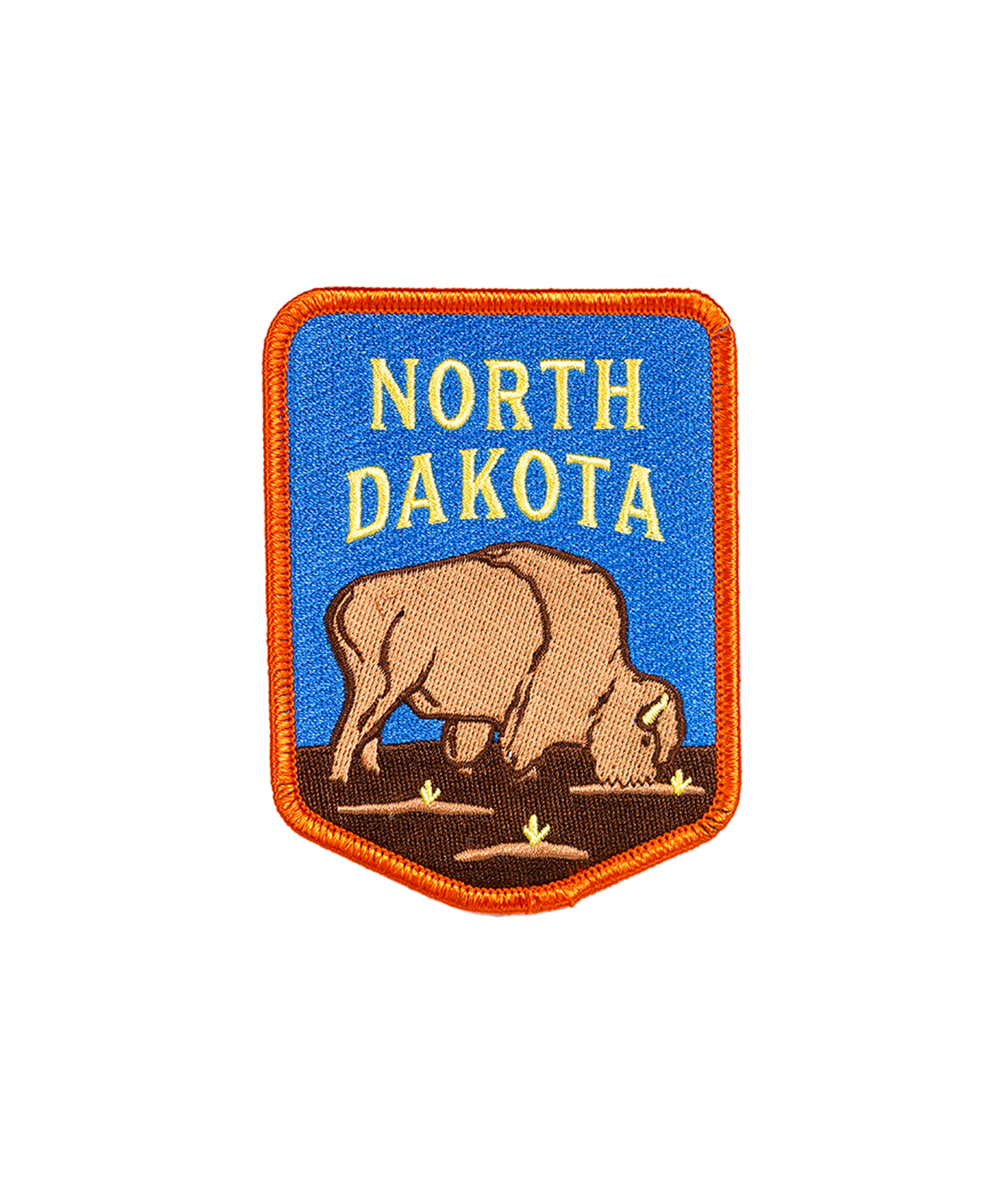 North Dakota Embroidered Patch - Wander Together Outfitters