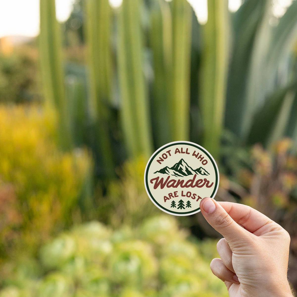 "Not All Who Wander Are Lost" Vinyl Sticker - Wander Together Outfitters