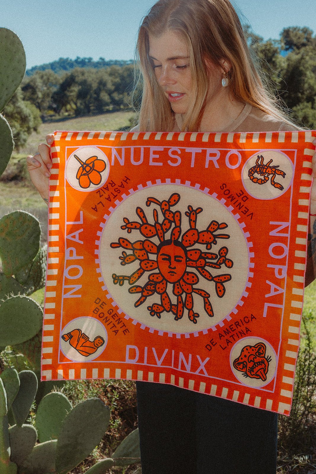 "Nuestro Nopal Divinx" Bandana - Wander Together Outfitters