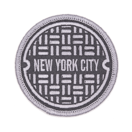 NYC Sewer Embroidered Iron - On Patch - Wander Together Outfitters