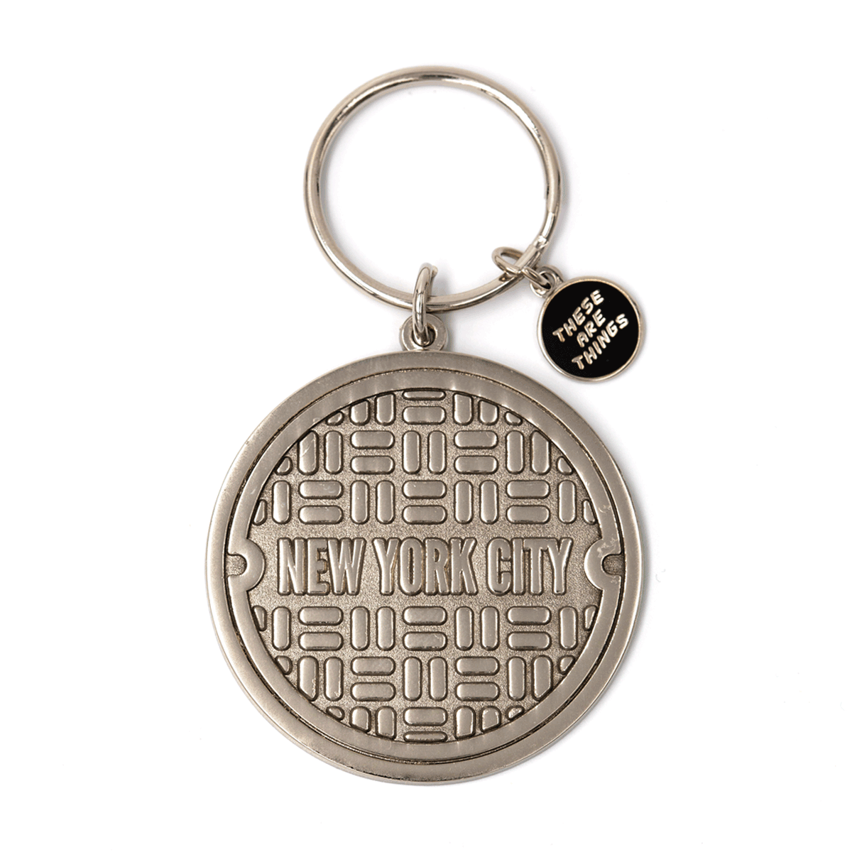 NYC Sewer Enamel Keychain - Wander Together Outfitters