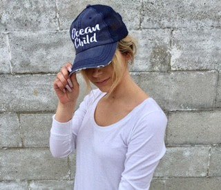 "Ocean Child" Distressed Cap - Wander Together Outfitters