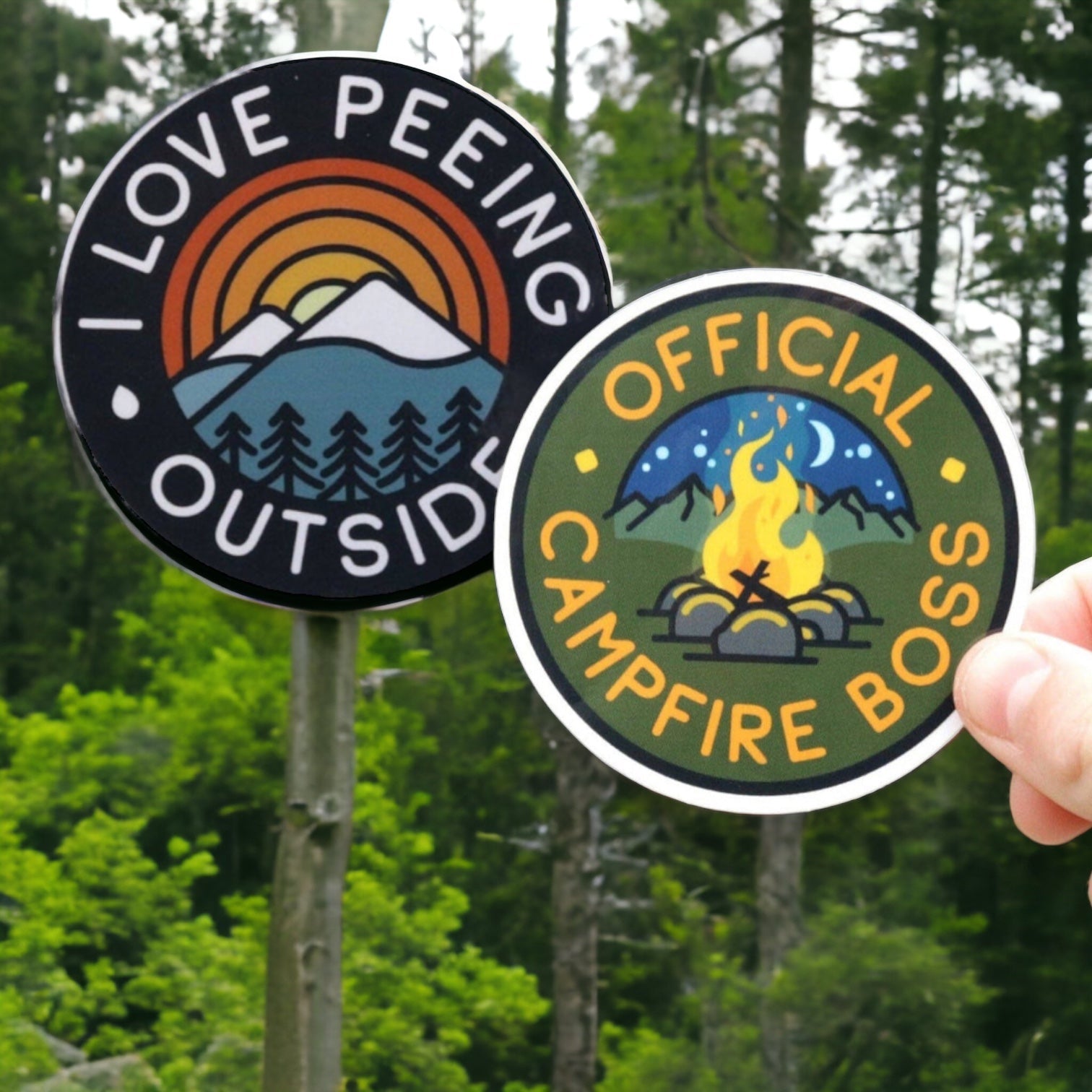 "Official Campfire Boss" Camping Sticker Decal - Wander Together Outfitters