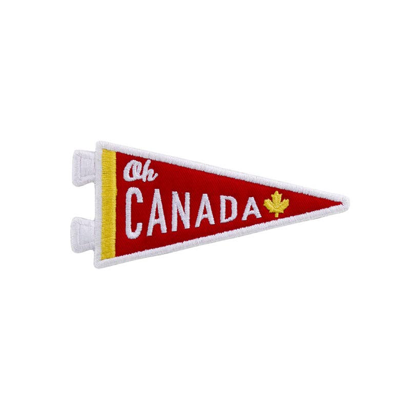 "Oh Canada" Iron On Embroidered Patch - Wander Together Outfitters