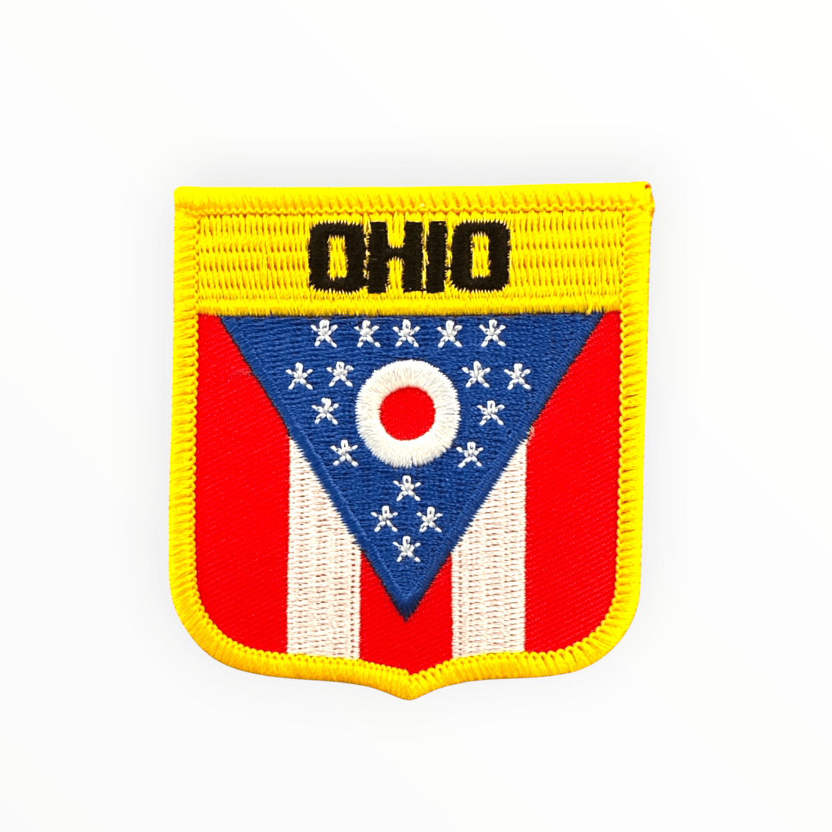 Ohio Flag Iron On Patch - Wander Together Outfitters