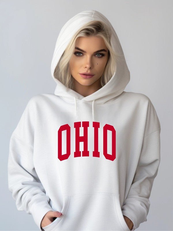 "Ohio" Varsity Hoodie Sweatshirt - Wander Together Outfitters