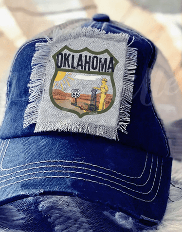 "Oklahoma" State Patch Trucker Hat (CLEARANCE) - Wander Together Outfitters