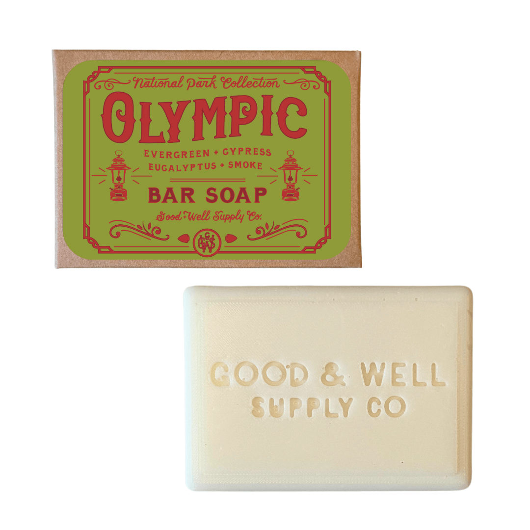 Olympic National Park Bar Soap (Evergreen, Cypress, Eucalyptus) - Wander Together Outfitters