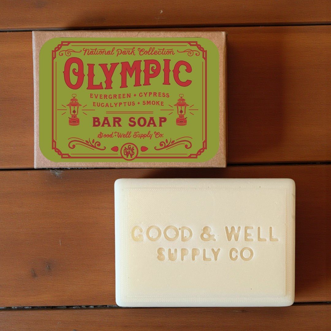 Olympic National Park Bar Soap (Evergreen, Cypress, Eucalyptus) - Wander Together Outfitters