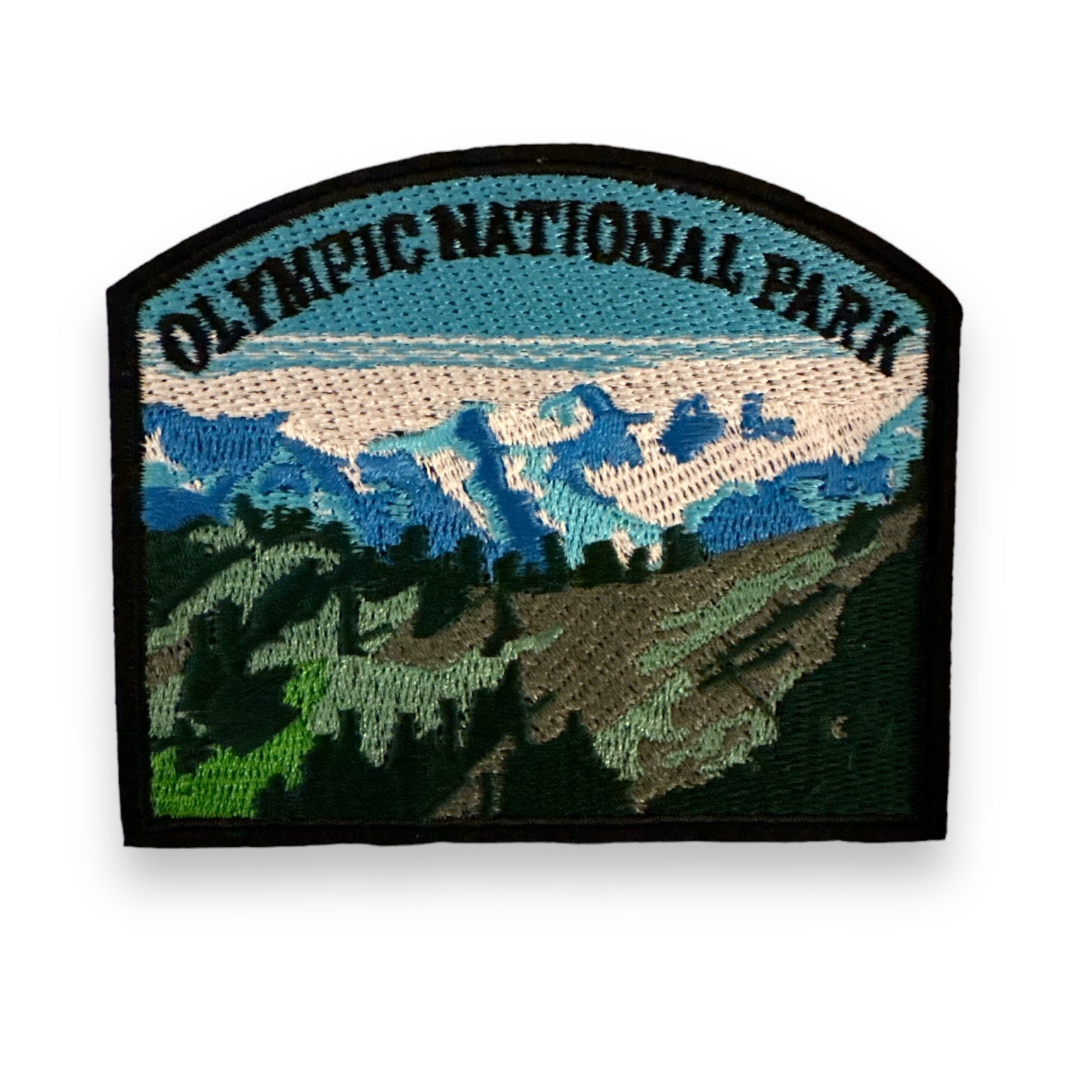 Olympic National Park Embroidered Iron On Patch - Wander Together Outfitters