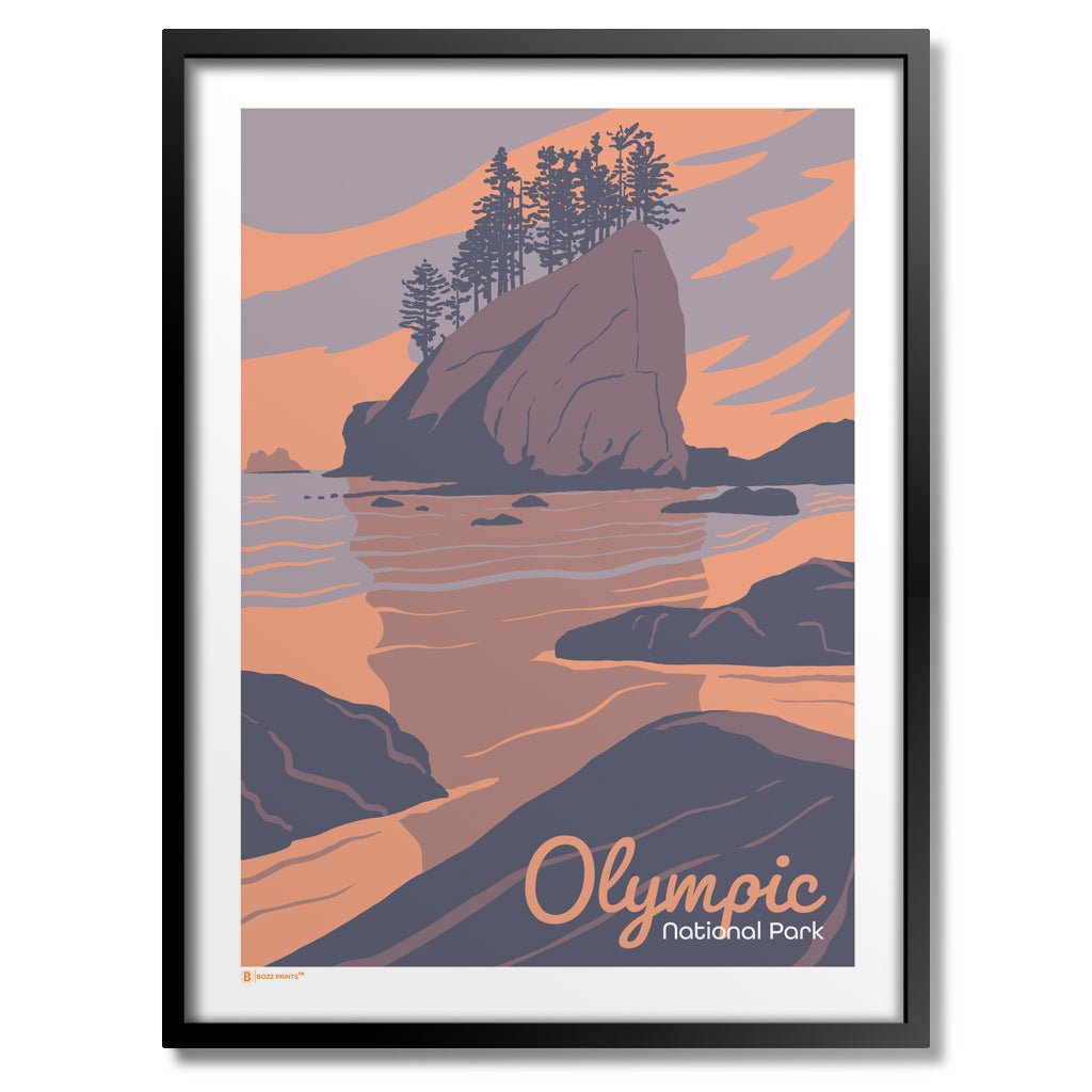 Olympic National Park Little James Island Print - Wander Together Outfitters