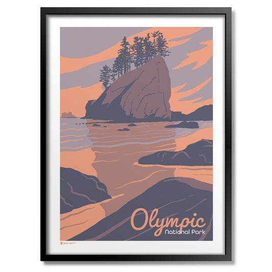 Olympic National Park Little James Island Print - Wander Together Outfitters