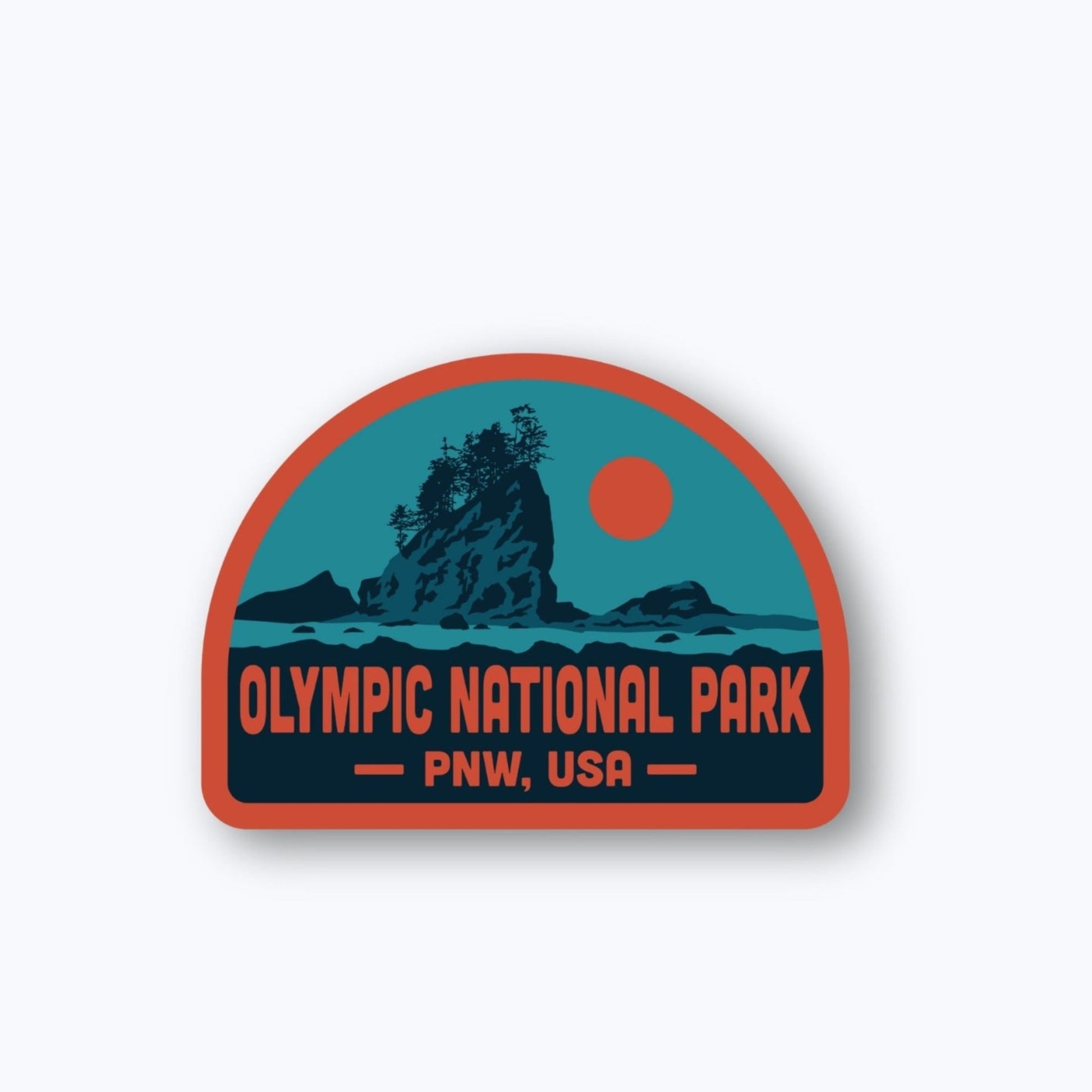 Olympic National Park Vintage Sticker - Wander Together Outfitters