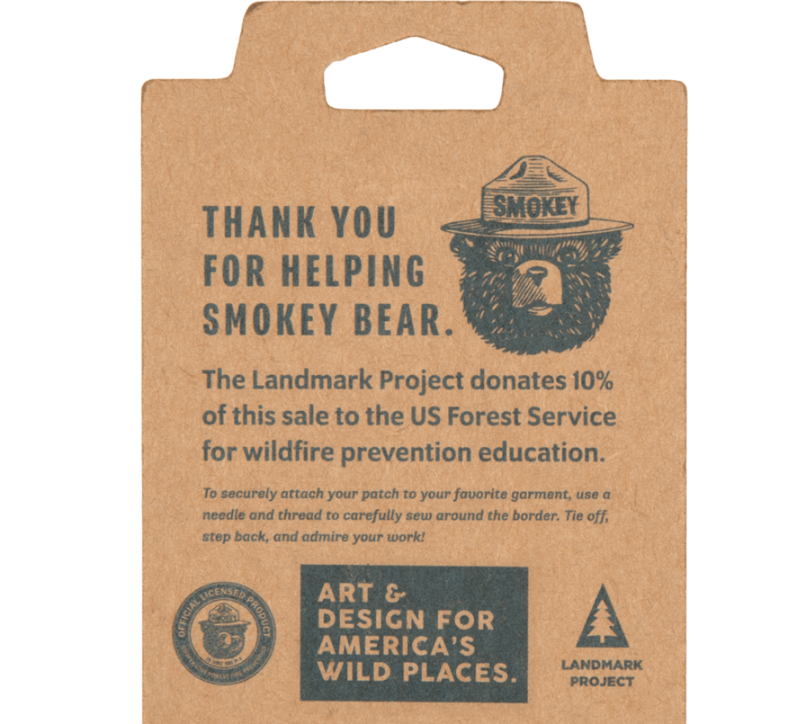 "Only You Can Prevent Wildfires" Smokey Bear Forestry Embroidered Patch - Wander Together Outfitters