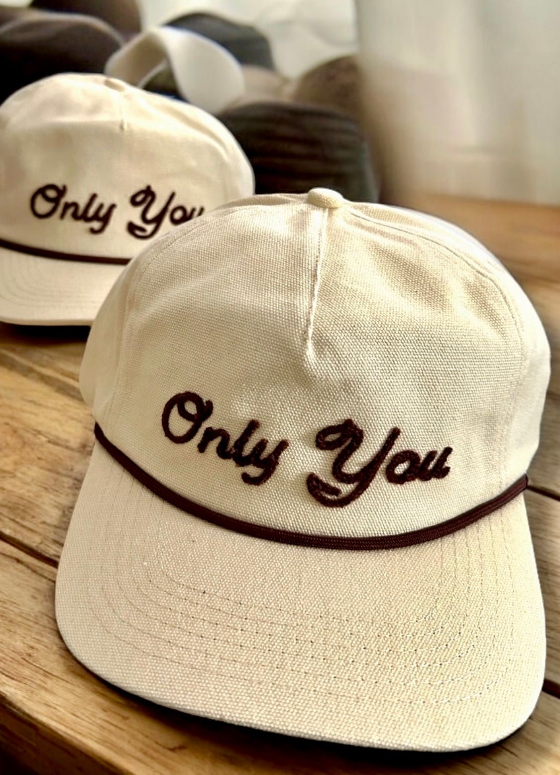 "Only You" Smokey Bear Chain Stitch Hat - Wander Together Outfitters