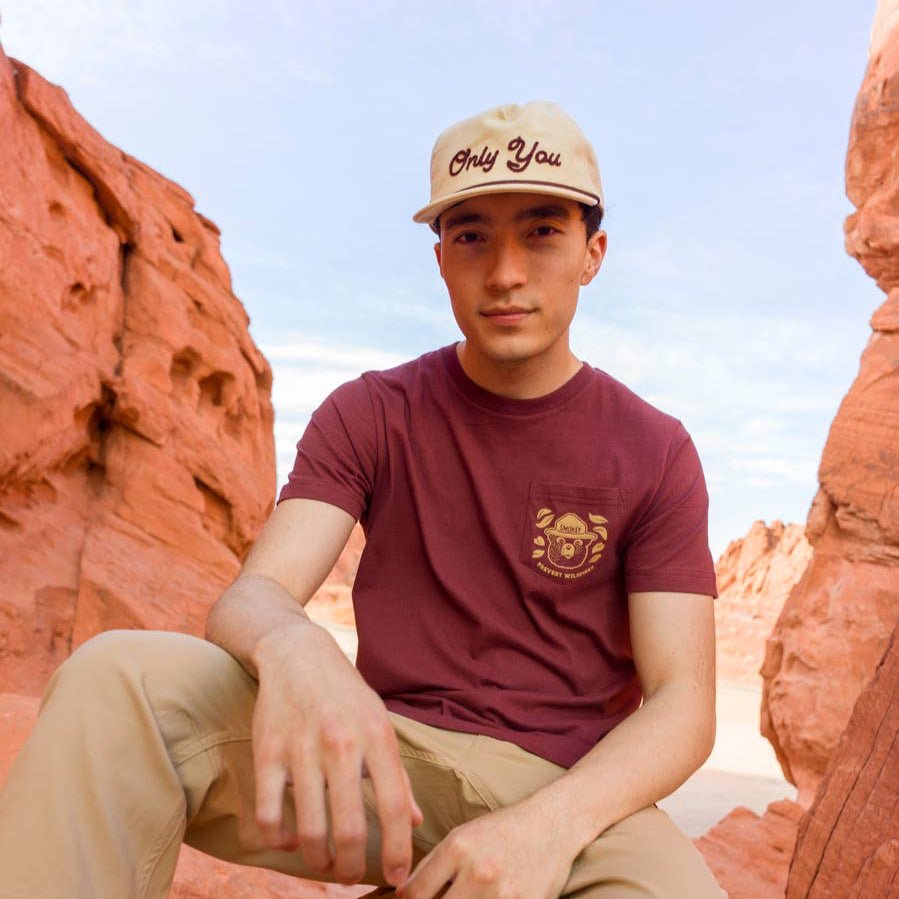 "Only You" Smokey Bear Chain Stitch Hat - Wander Together Outfitters