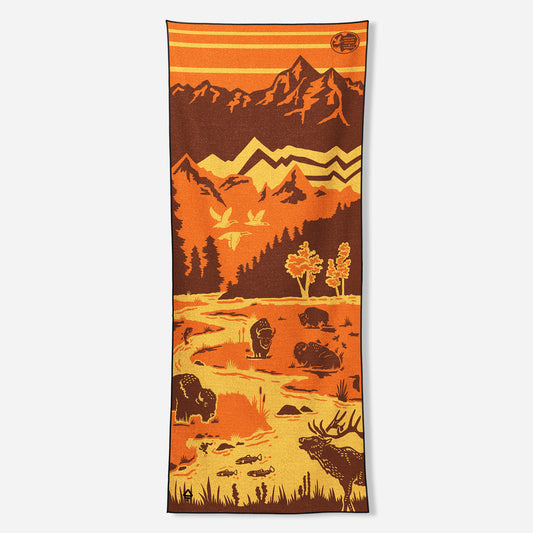 Original Towel: Nomadix x America's Wildlife Refuges: Grasslands - Wander Together Outfitters