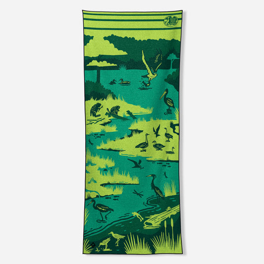 Original Towel: Nomadix x America's Wildlife Refuges: Wetlands - Wander Together Outfitters