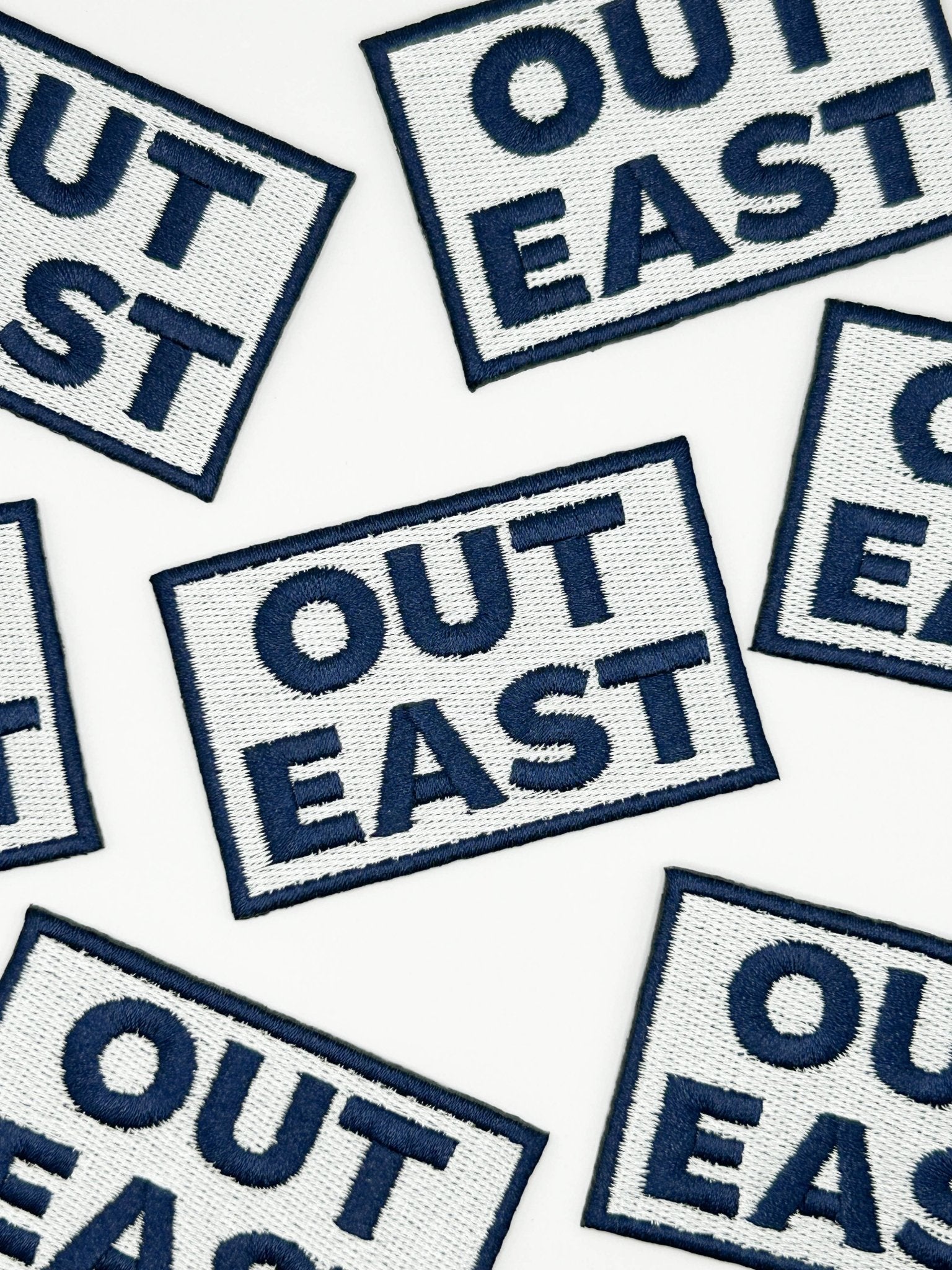 "Out East" Embroidered Iron On Patch - Wander Together Outfitters