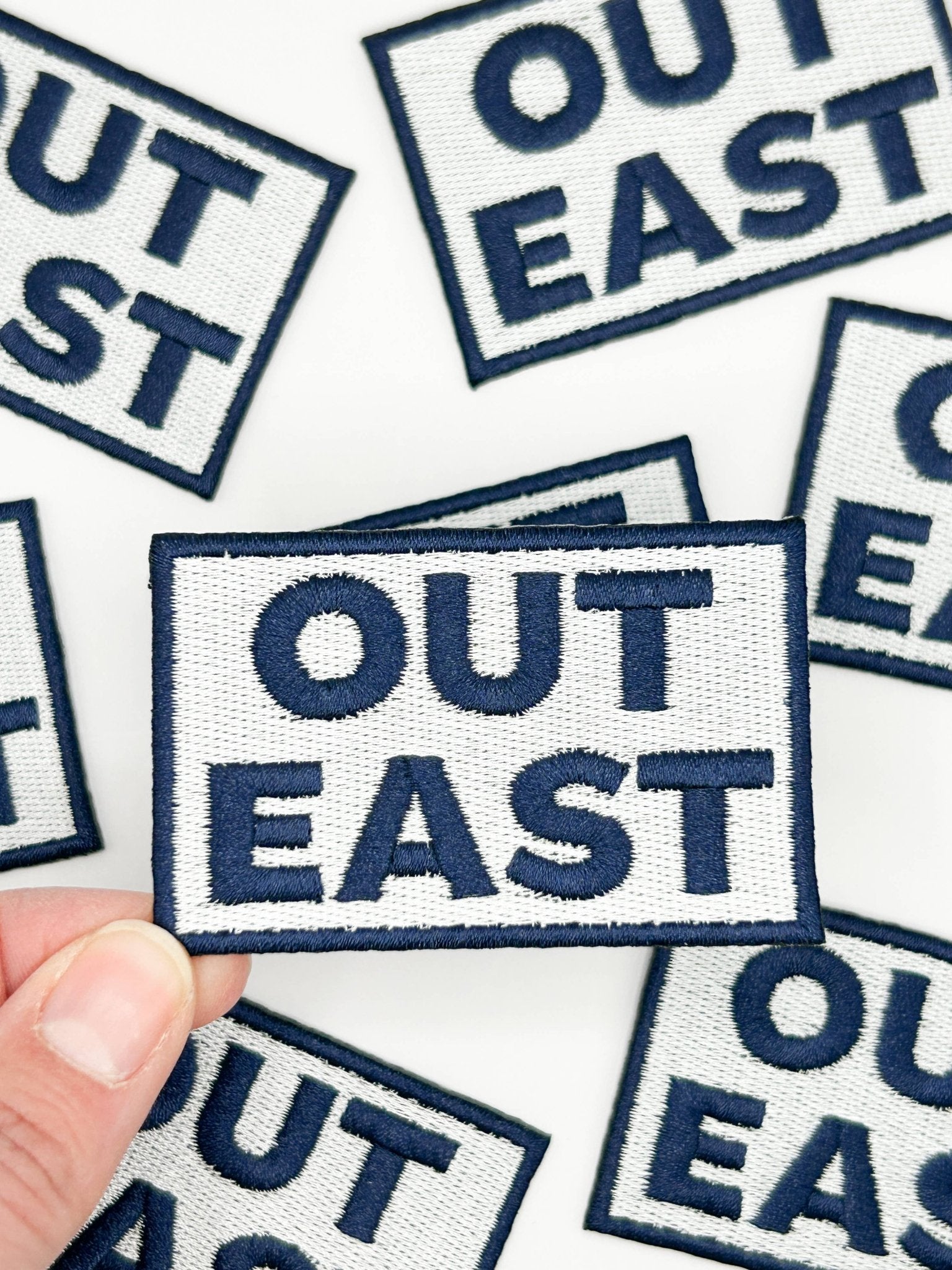 "Out East" Embroidered Iron On Patch - Wander Together Outfitters