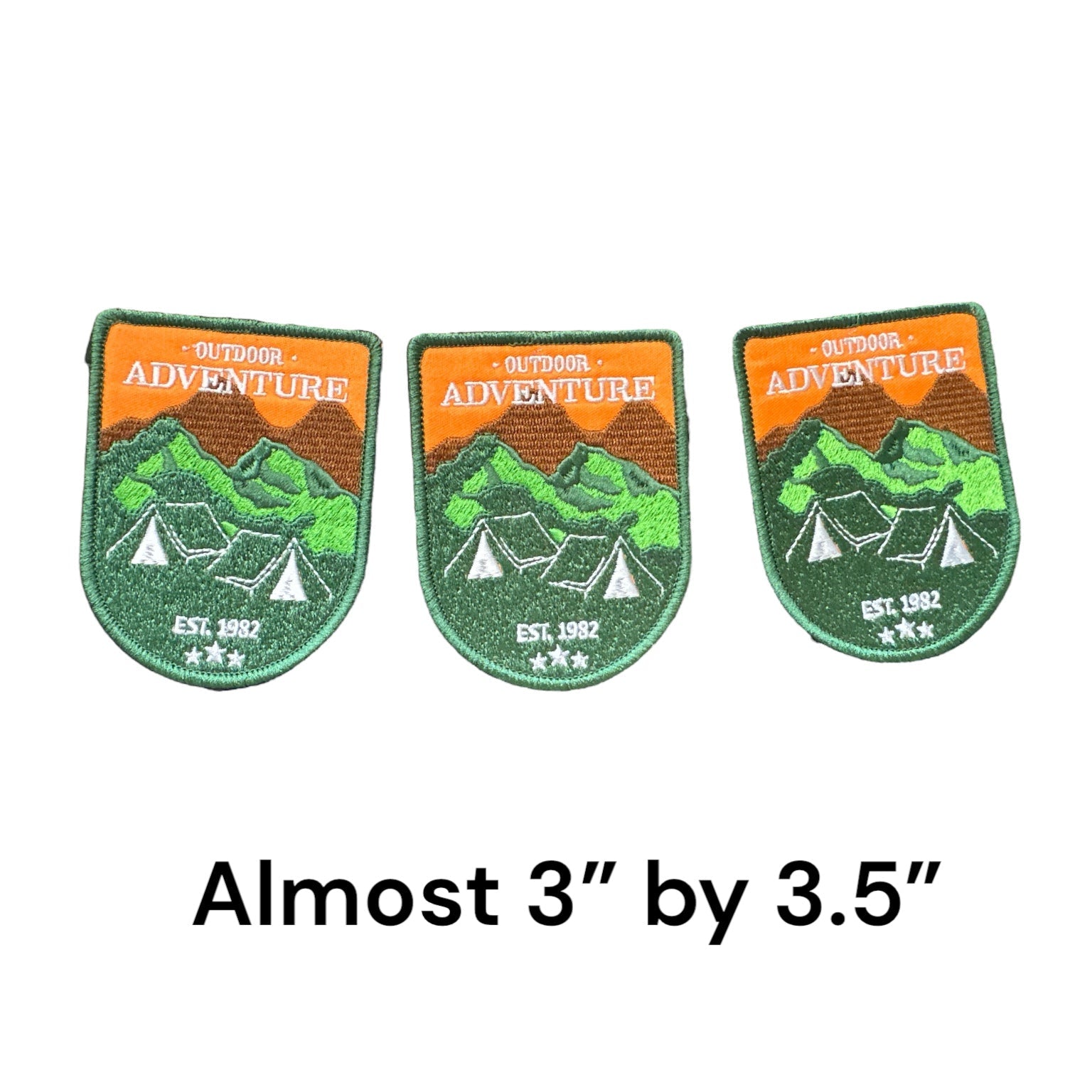 "Outdoor Adventure" Embroidered Iron On Patch - Wander Together Outfitters