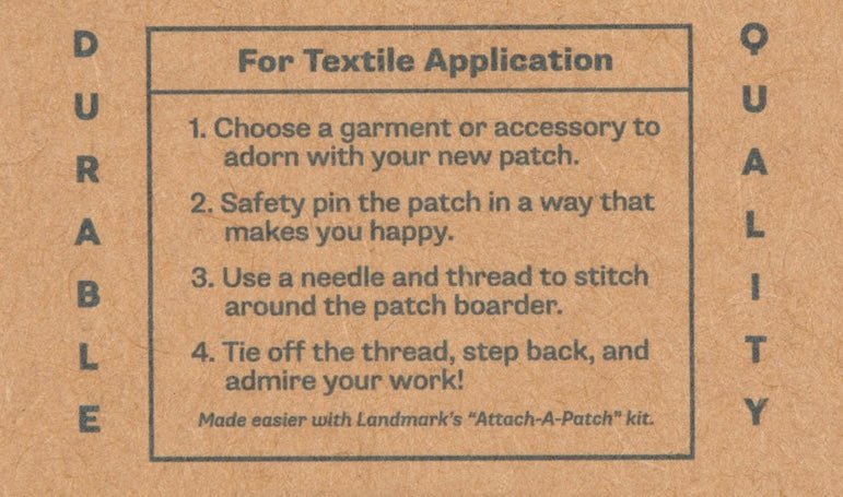 "Outdoor Skills" Embroidered Patch (CLEARANCE ) - Wander Together Outfitters