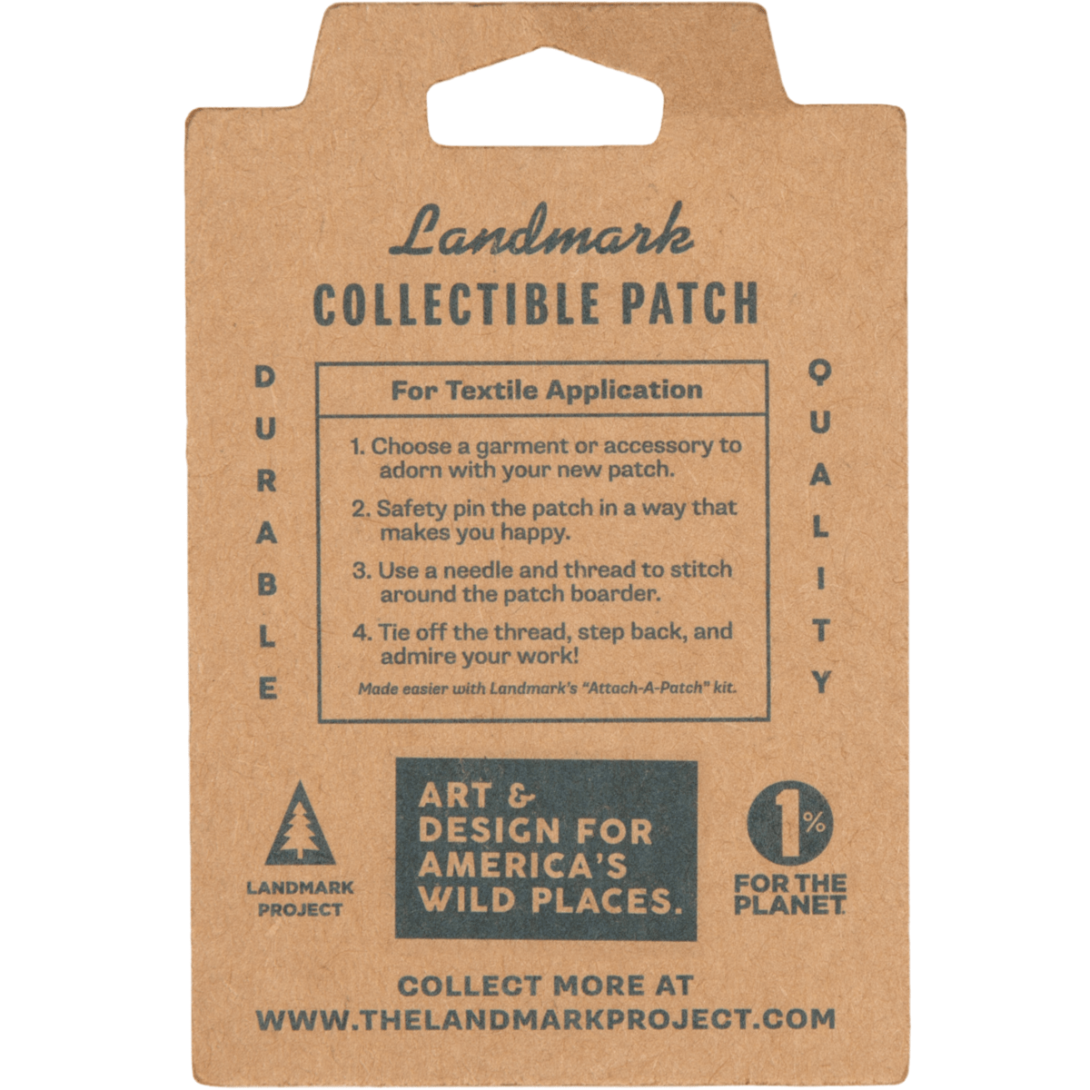 “Outdoorsy” Embroidered Iron On Patch - Wander Together Outfitters