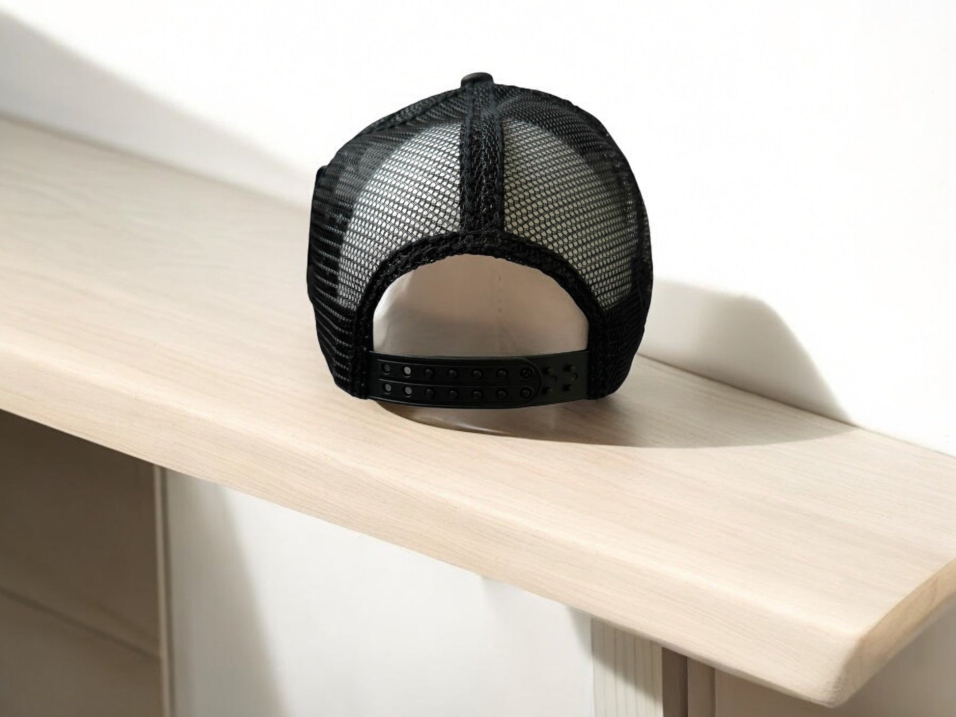 "Outsider" Mesh Back Vintage Faux Leather Baseball Cap - Wander Together Outfitters