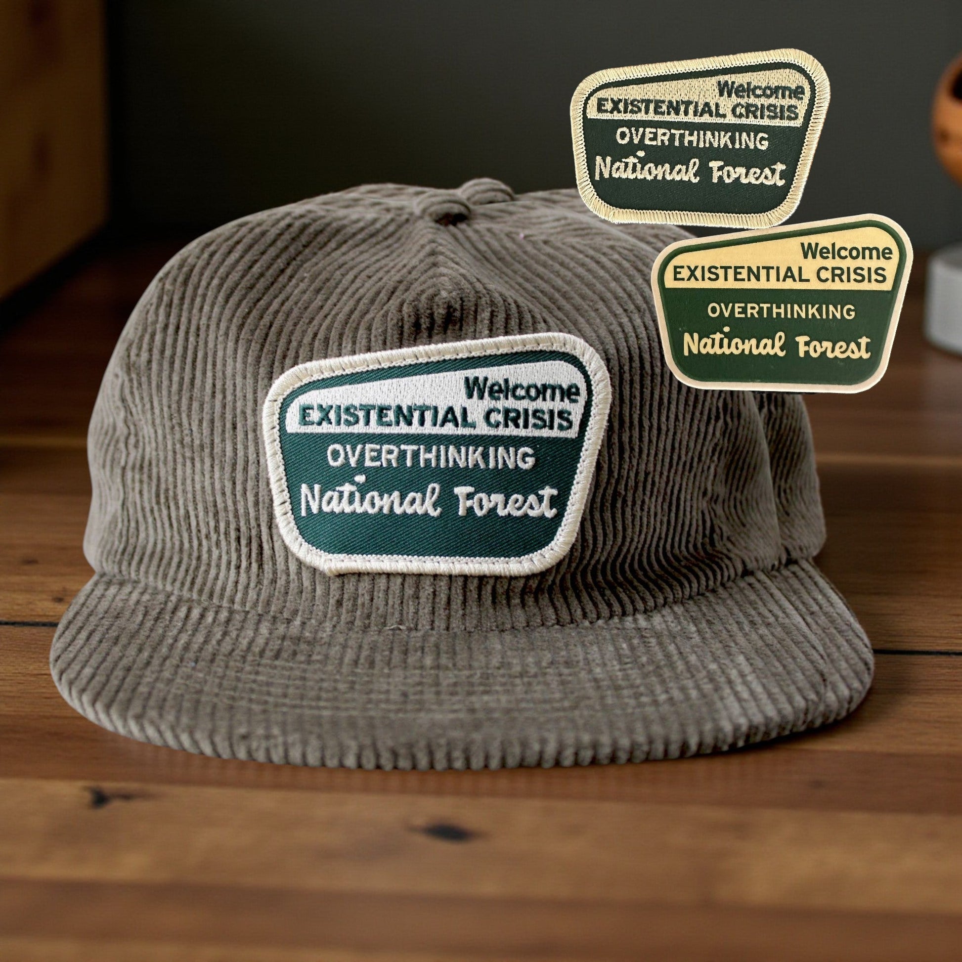 "Overthinking National Park" Iron On Embroidered Patch - Wander Together Outfitters