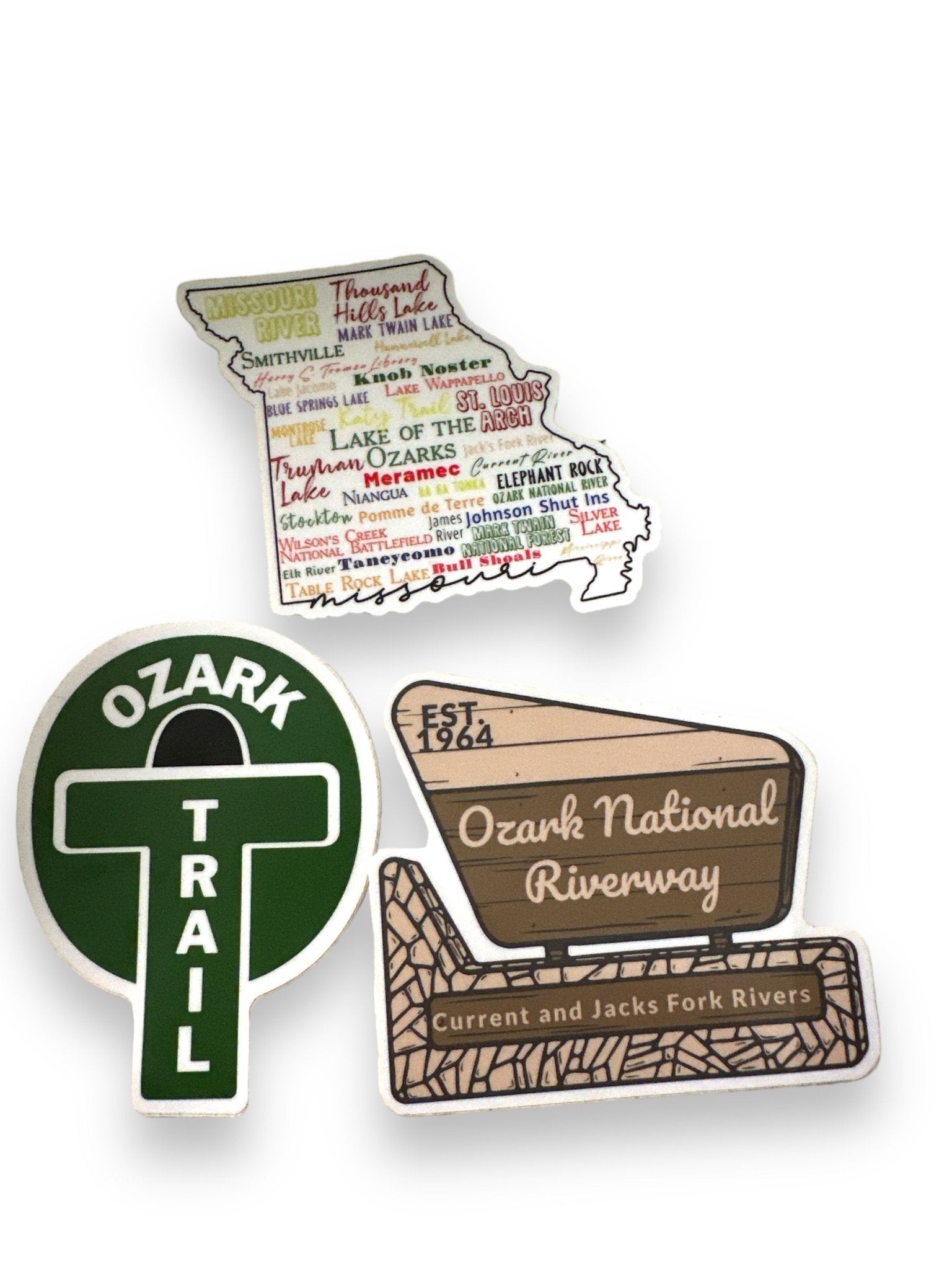 “Ozark National Riverway” Sign Waterproof Vinyl Sticker - Wander Together Outfitters