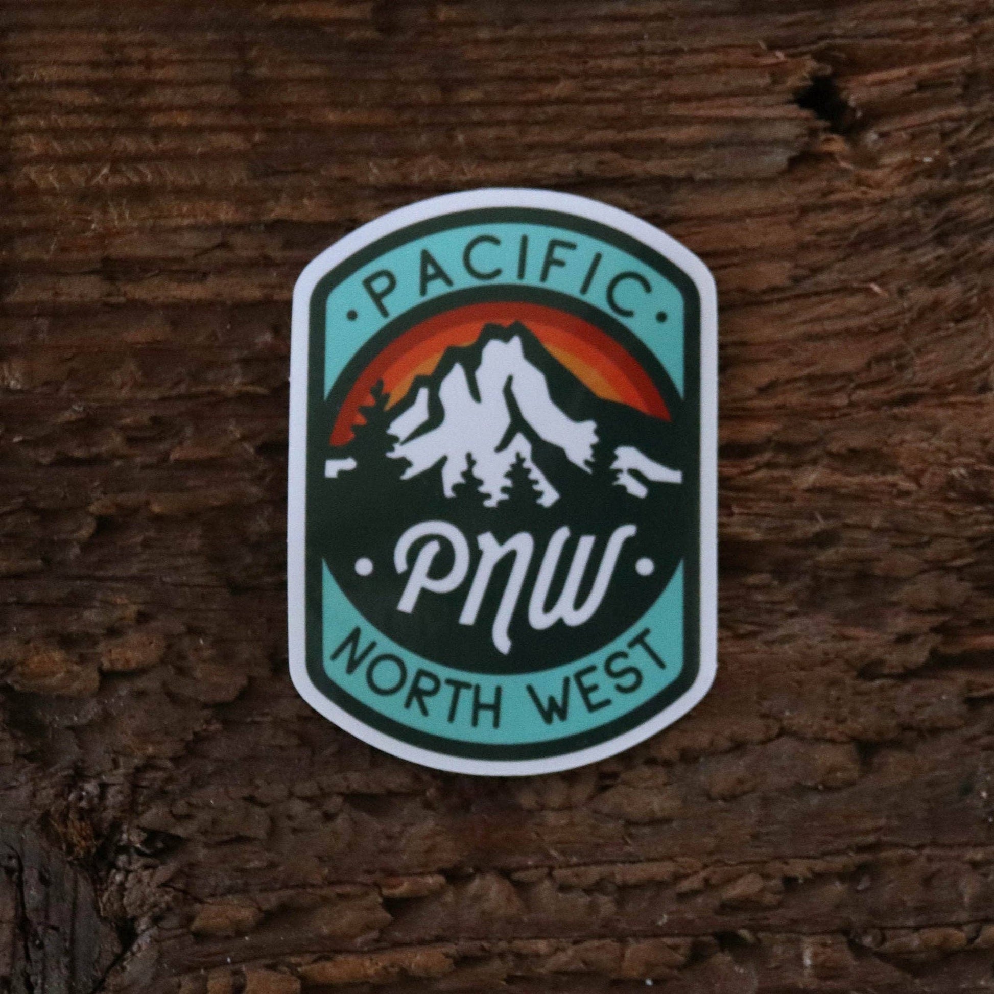 Pacific Northwest Colorful Vinyl Sticker - Wander Together Outfitters