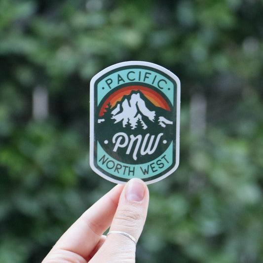 Pacific Northwest Colorful Vinyl Sticker - Wander Together Outfitters
