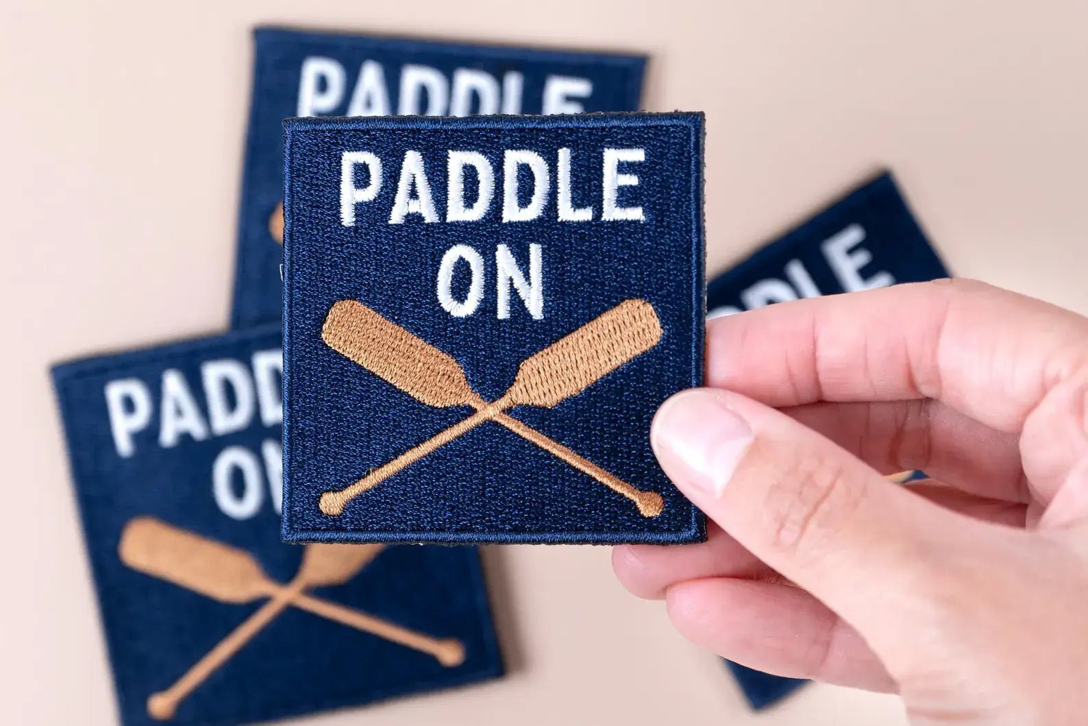 "Paddle On" Embroidered Iron - On Patch - Wander Together Outfitters