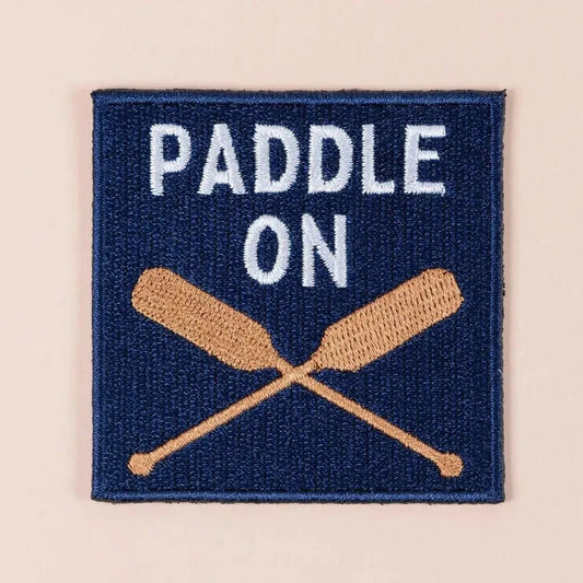 "Paddle On" Embroidered Iron - On Patch - Wander Together Outfitters