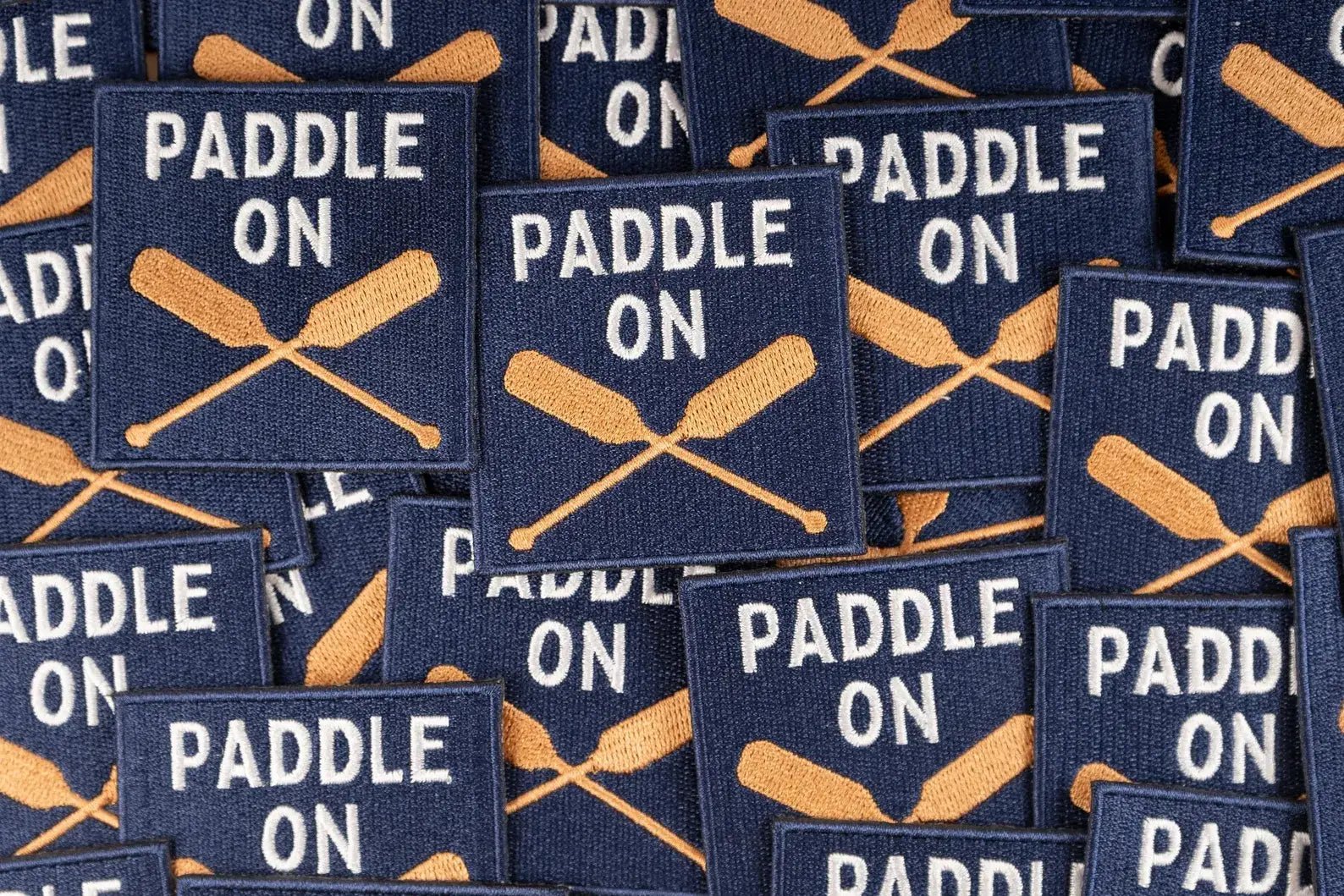 "Paddle On" Embroidered Iron - On Patch - Wander Together Outfitters