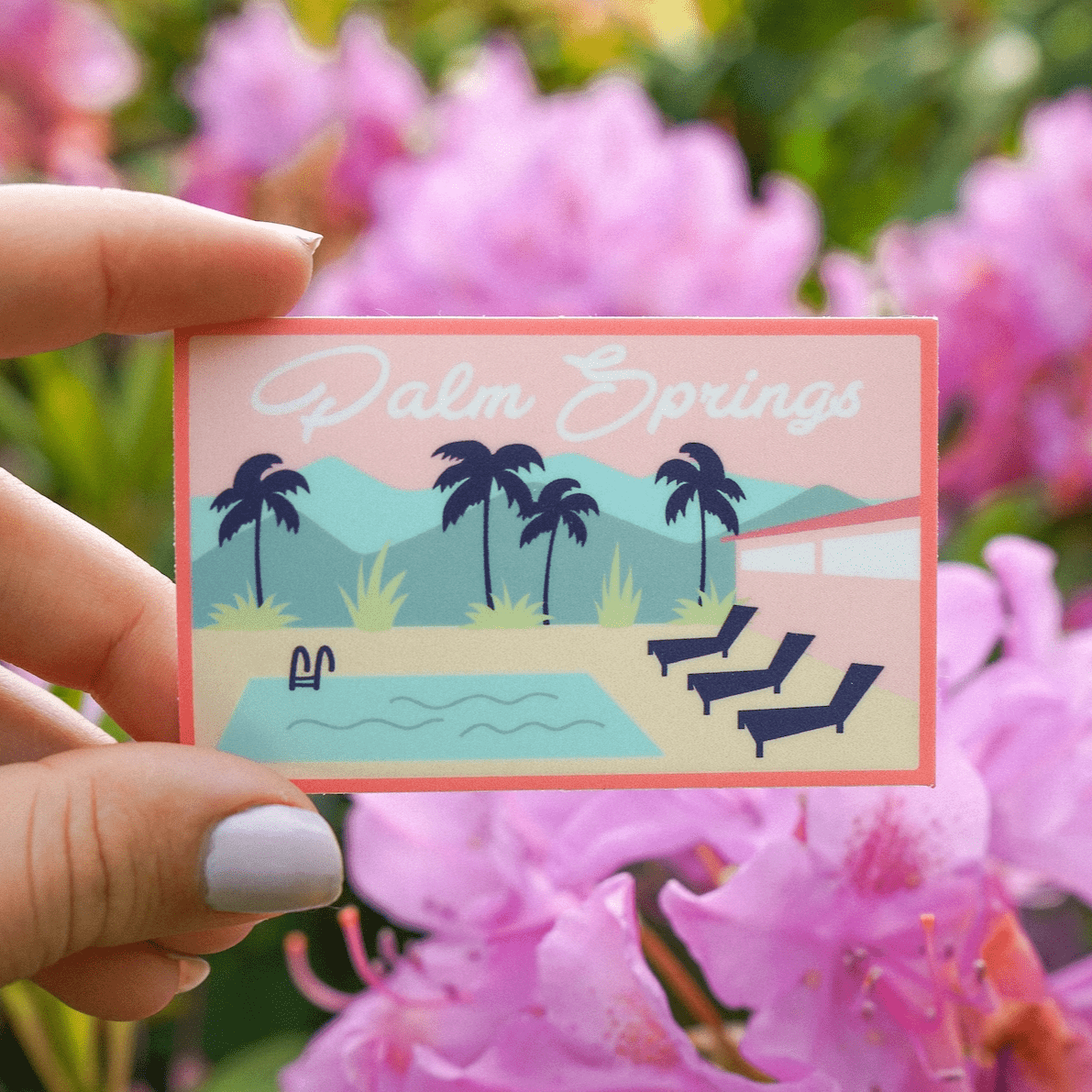 "Palm Springs" Vinyl Sticker - Wander Together Outfitters