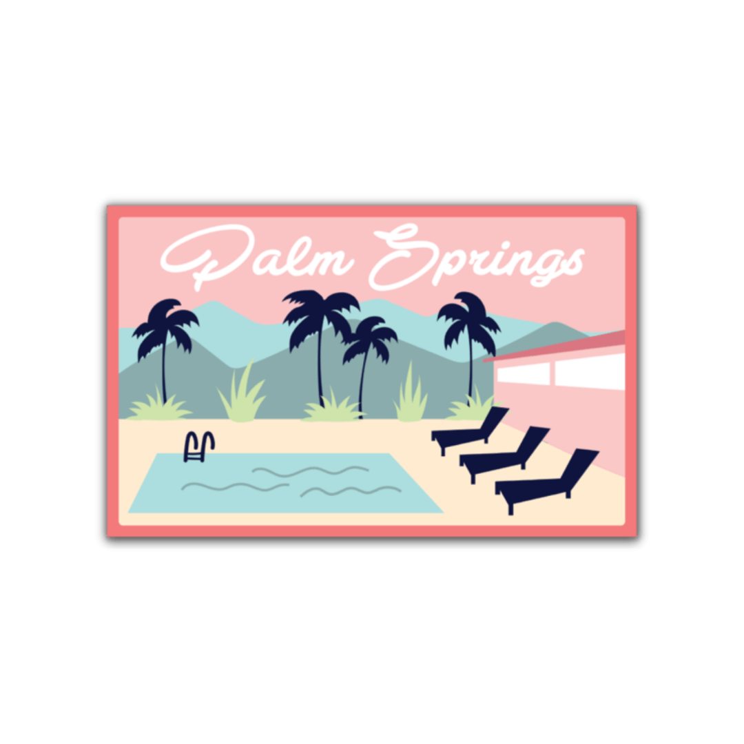 "Palm Springs" Vinyl Sticker - Wander Together Outfitters