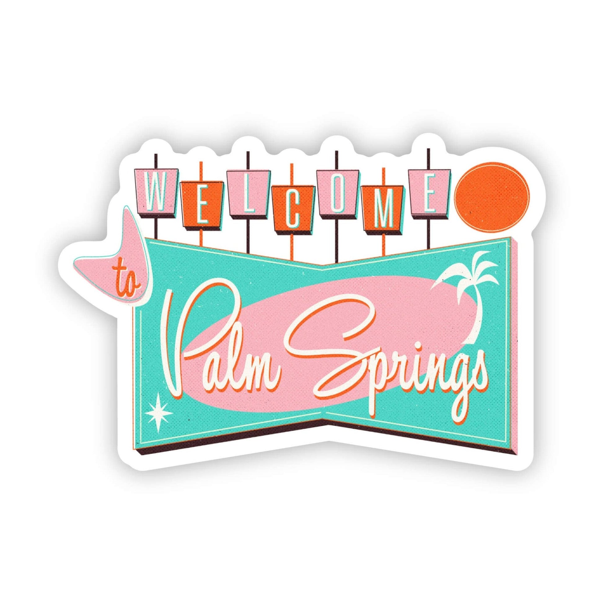 Palms Springs California Palm Tree Stickers (Various) - Wander Together Outfitters