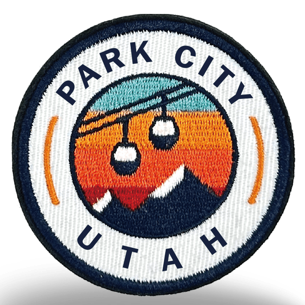 "Park City Utah" Embroidered Mountain Ski Resort Souvenir Iron On Badge Patch - Wander Together Outfitters