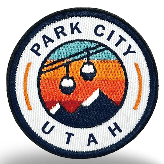 "Park City Utah" Embroidered Mountain Ski Resort Souvenir Iron On Badge Patch - Wander Together Outfitters
