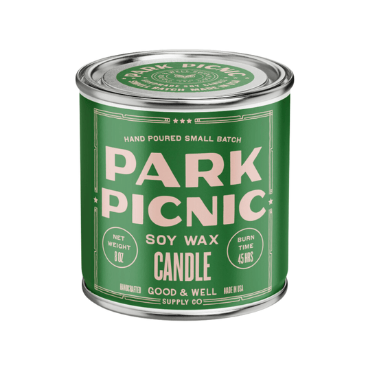 Park Picnic Happy Place Candle (Citrus, Berry, Sugar) - Wander Together Outfitters